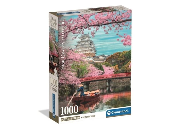 Clementoni Puslespil HQC Himeji Castle in Spring, 1000 brikker