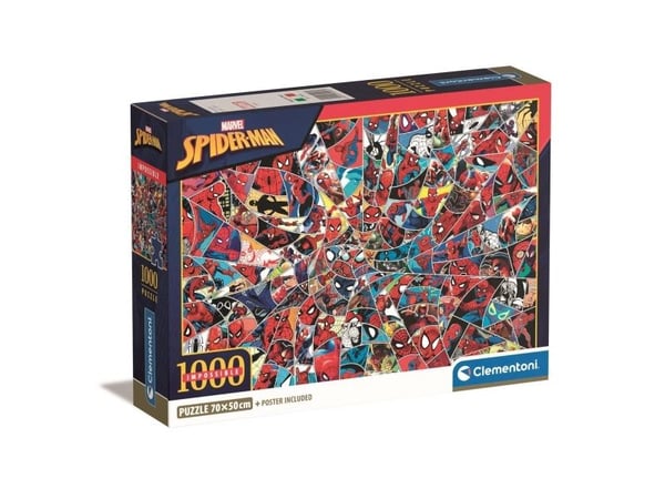 Clementoni puslespill Impossible, Spider-Man, 1000 brikker