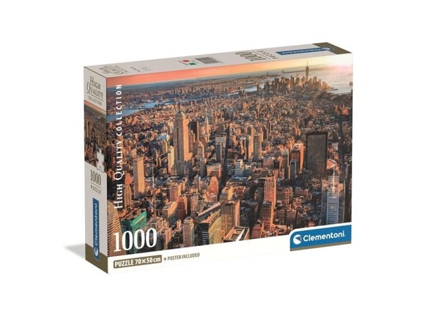 Clementoni Puslespil HQC New York City, 1000 brikker