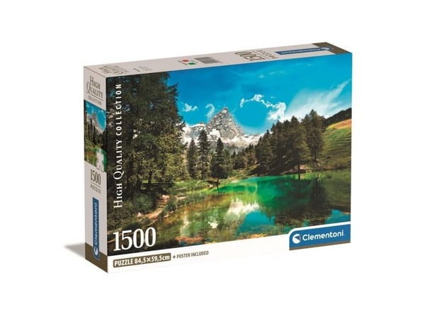 Clementoni Puslespill 1500 biter Compact Blue Lake