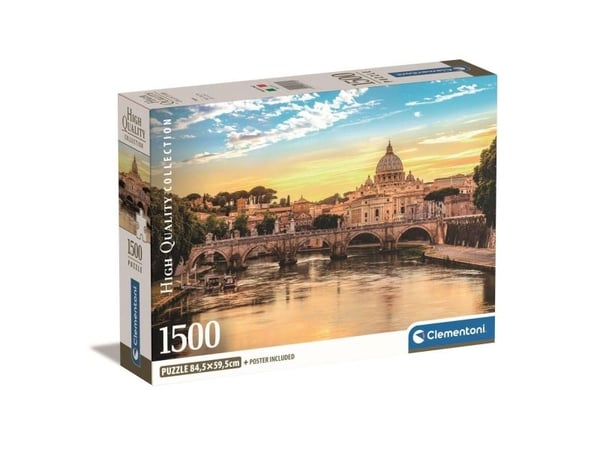 Clementoni High Quality Collection Rome, 1500 stykker, Landskap, 18 år