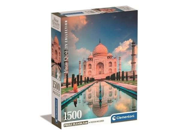 Clementoni Puslespill 1500 biter Kompakt Taj Mahal