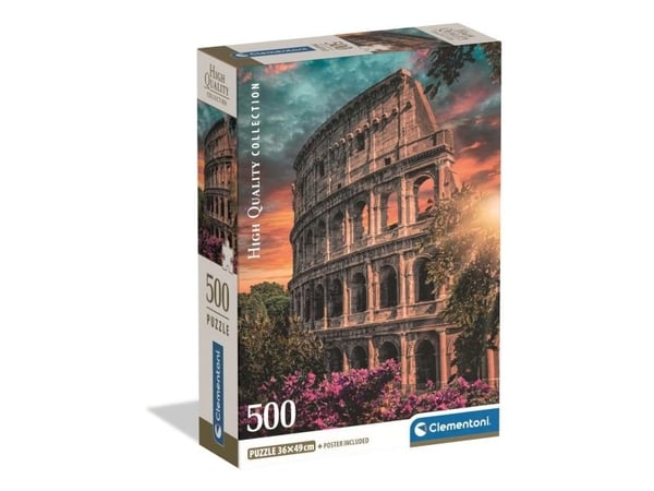 Clementoni Puslespil HQC Flavian Amphitheatre Compact, 500 brikker