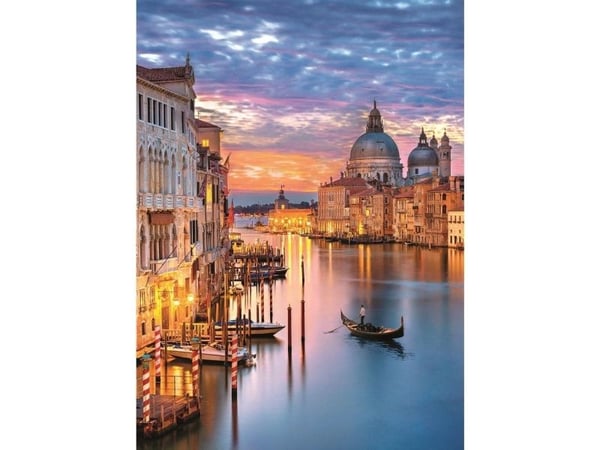 Clementoni Puslespill 500 biter Kompakt opplyst Venezia