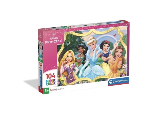 Clementoni Puslespil Disney Princess, 104 brikker