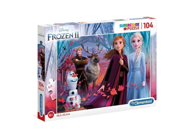 Clementoni Puslespil Frozen 2, Super, 104 brikker