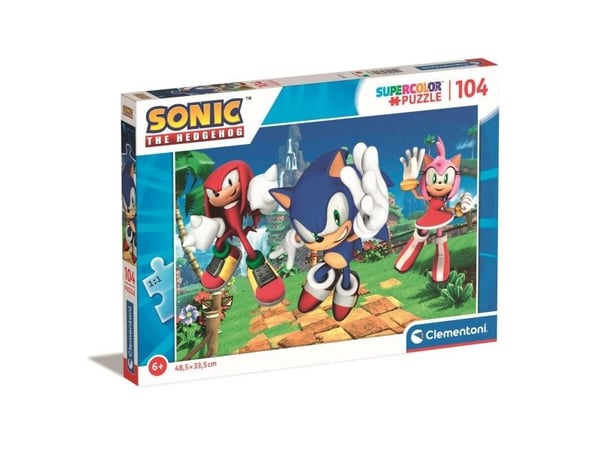 Clementoni-pussel Sonic, 104 bitar