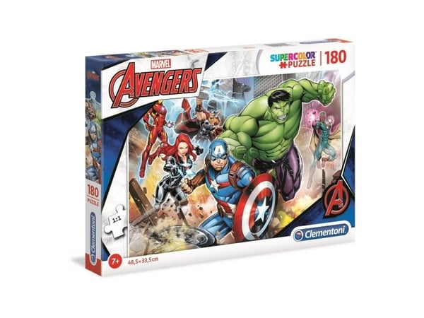 Clementoni Puslespil Avengers, Super, 180 brikker