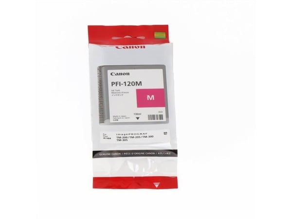 Canon PFI-120M, Magenta, Väriainepohjainen muste, 130 ml, 1 kpl, Kertapakkaus