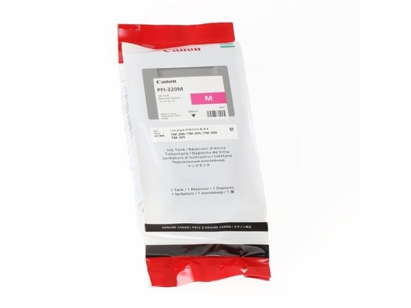 Canon PFI-320M, Magenta, Väriainepohjainen muste, 300 ml, 1 kpl