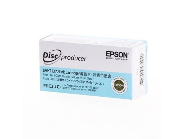 Epson Discproducer PJIC7(LC) - Ljus cyan - original - bläckpatron - för Discproducer PP-100, PP-100AP, PP-100II, PP-100IIBD, PP-100III, PP-100N, PP...