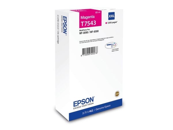 Epson T7543 - 69 ml - XXL-storlek - magenta - original - bläckpatron