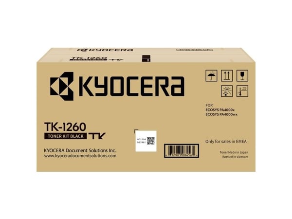 KYOCERA väriaine musta TK-1260 noin 10 000 sivua