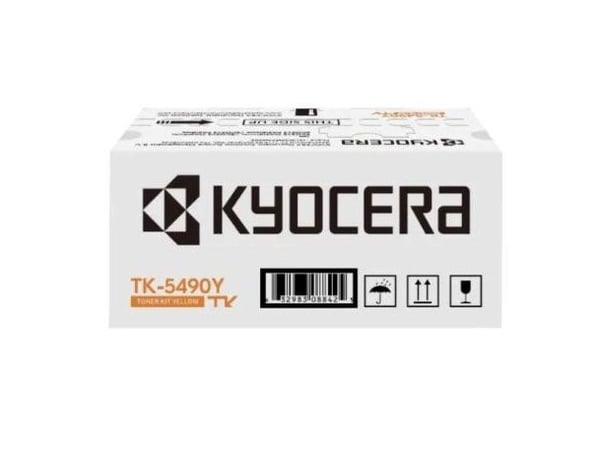 KYOCERA TK-5490Y, 2400 sivua, keltainen, 1 kpl