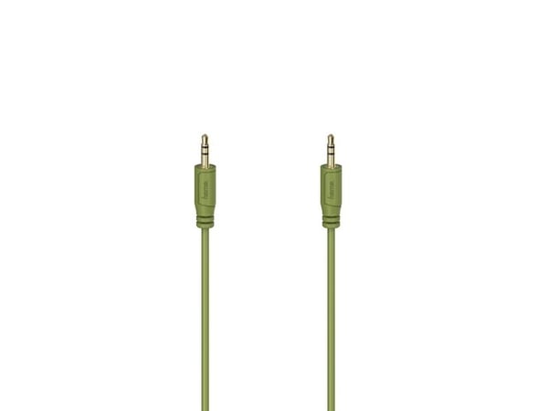 Hama Flexi-Slim, 3.5mm, Uros, 3.5mm, Uros, 0,75 m, Vihreä
