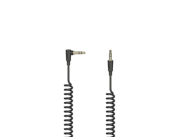 Hama Flexi-Slim, 3.5mm, Hankjønn, 3.5mm, Hankjønn, 1,5 m, Svart