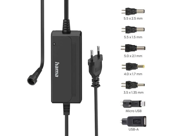 Hama 00223618, 36 W, 100 - 240 V, Overoppheting, Overbelastning, Revers polaritet, Kortslutning, Svart, CE, 230 mm