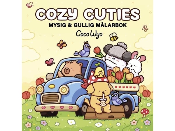 Målarbok: Cozy Cuties
