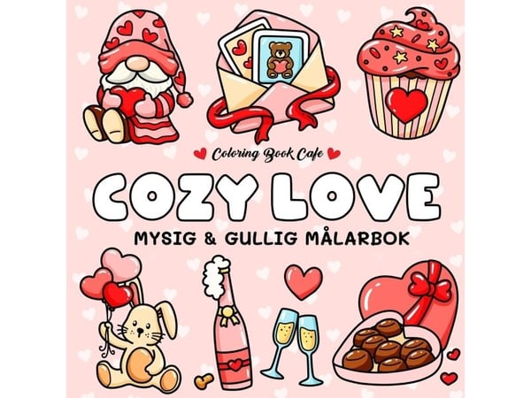 Målarbok: Cozy Love