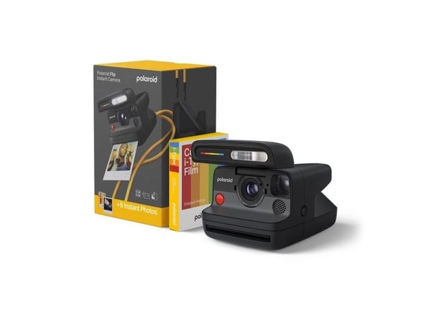Polaroid Flip instantkamera 79 x 79 mm bildeformat, svart