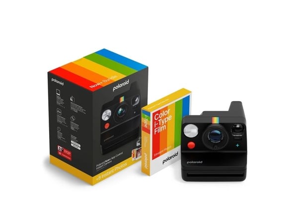 Polaroid Now+, musta, 102,3 mm, Auto, 0.4 - 1.3 m, Polaroid App, 1/200 s