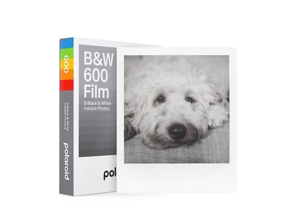 Polaroid - Svart/hvit hurtigvirkende film - 600 - ASA 640 - 8 eksponeringer