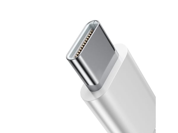 Joyroom-hodetelefoner Joyroom JR-EC05 USB-C in-ear-hodetelefoner, hvite