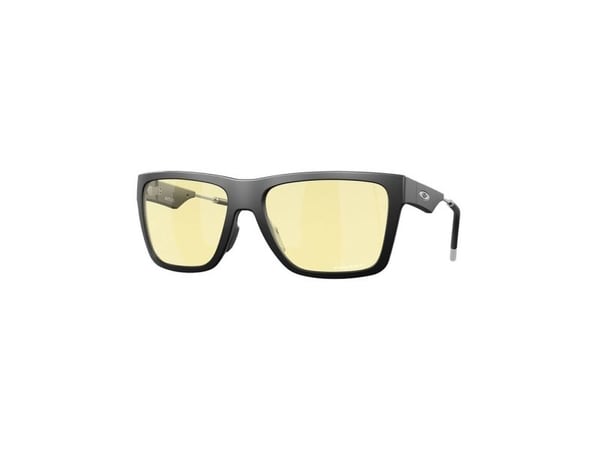 Oakley NXTLVL Gaming Collection - Solglasögon - för dator, spelande - stor - full fälg - ram: svart satäng - objektiv: gul
