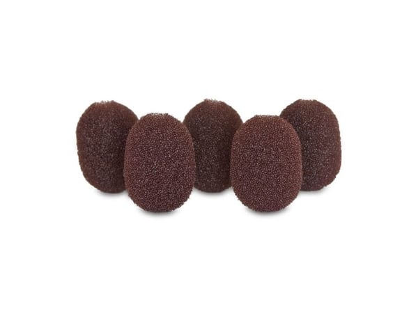 Rycote Lavalier Foams Brown (5-pack)