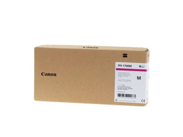 Canon PFI-1700 M - 700 ml - magenta - original - blekktank - for imagePROGRAF PRO-2000, PRO-2100, PRO-4000, PRO-4100, PRO-6000, PRO-6100