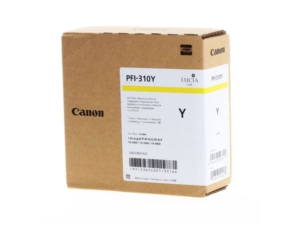 Canon PFI-310 Y - 330 ml - gul - original - bläcktank - för imagePROGRAF TX-3000, TX-3100, TX-4000, TX-4100