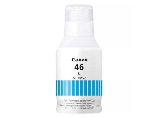 Canon GI-46 C, Alkuperäinen, Syaani, Canon, MAXIFY GX6040, GX7040, 14000 sivua, Mustesuihku