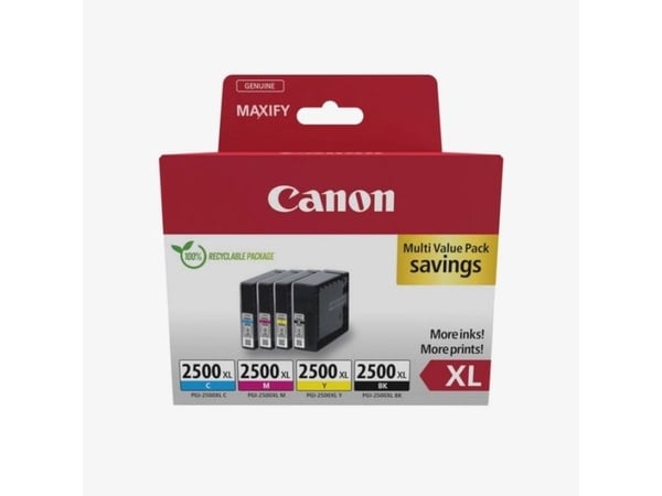 Canon PGI-2500XL-mustekasetti MAXIFY iB4050/iB4150/MB5150/MB5155/MB5350/MB5450