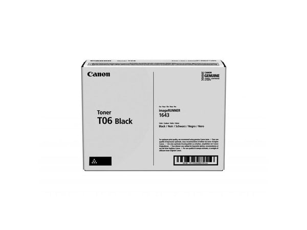Canon T06 - Svart - original - tonerpatron - for imageRUNNER 1643i, 1643i II, 1643iF, 1643iF II, 1643P; i-SENSYS X 1643P