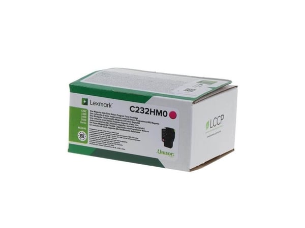 Lexmark C232HM0, 2300 sivua, Magenta, 1 kpl