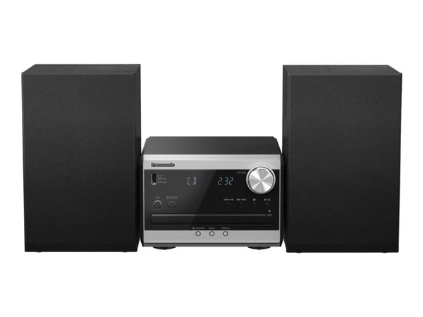 Panasonic SC-PM272 - Mikrosystem - 2 x 10 watt - sølv/svart