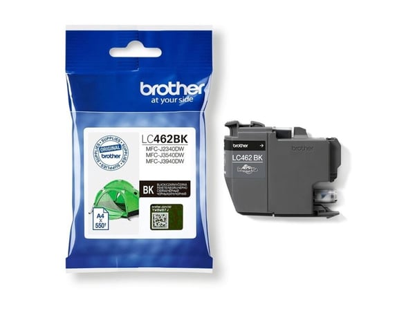 Brother LC462BK - Svart - original - bläckpatron - för Brother MFC-J2340DW, MFC-J3540DW, MFC-J3940DW