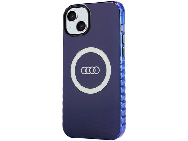 Audi MagSafe-etuiet til iPhone 15 Plus 6,7" blå IML Big Logo