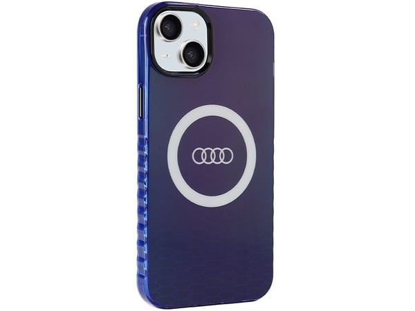 Audi MagSafe-etuiet til iPhone 15 Plus 6,7" blå IML Big Logo
