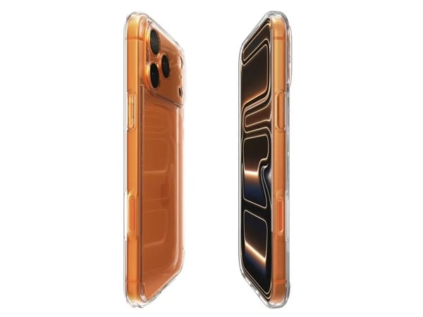 Spigen iPhone 17 Pro Case Ultra Hybrid, Etui, Apple, iPhone 17 Pro, 16 cm (6.3"), Gjennomsiktig