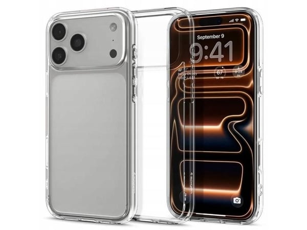 Spigen iPhone 17 Pro Case Ultra Hybrid, Etui, Apple, iPhone 17 Pro, 16 cm (6.3"), Gjennomsiktig