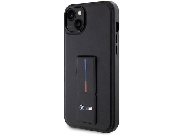 Fjernlager: Etui BMW BMHCP14M22GSLK til iPhone 14 Plus 6.7" svart hardcase Grip Hot Stamp