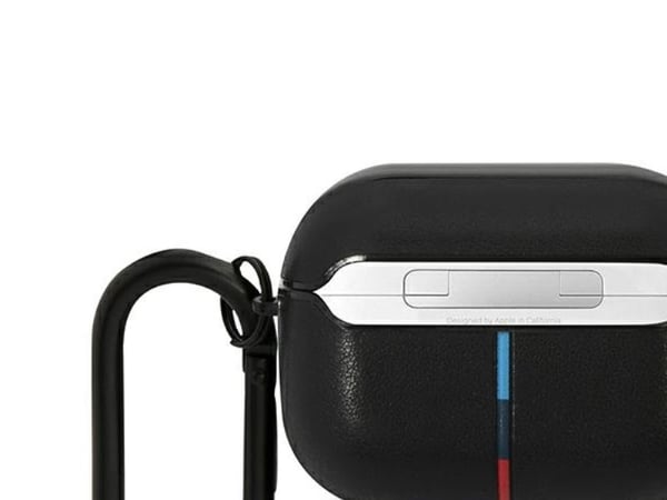 BMW BMAP22PVTK AirPods Pro-deksel i svart skinn Curved Line