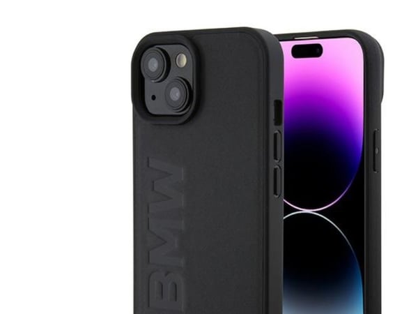 BMW BMHMP15SSLLBK iPhone 15 6,1" svart Magsafe hardcase Signature Logo Imprint