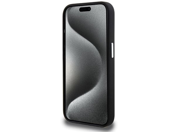 Apple iPhone 15 Pro Max BMW Signature flytende silikondeksel MagSafe (BMHMP15XSILBK2) svart farge