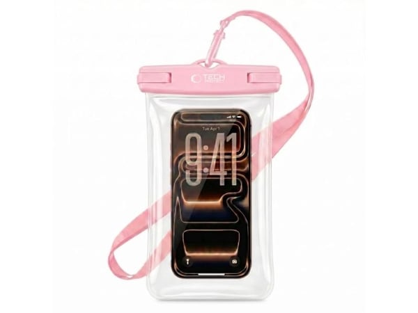 Tech-Protect universelt vanntett etui Pink