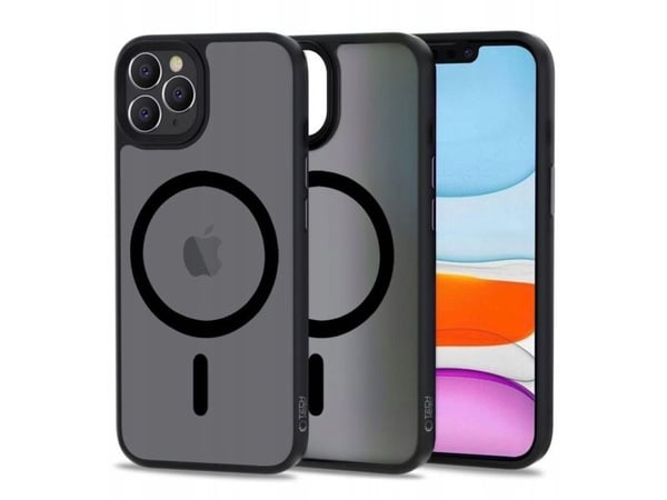 Tech-Protect Magmat MagSafe-etuiet til Apple iPhone 11 Pro matt svart