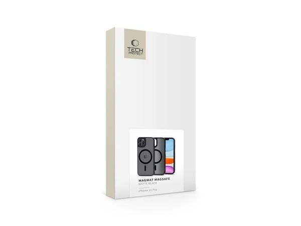 Tech-Protect Magmat MagSafe-etuiet til Apple iPhone 11 Pro matt svart