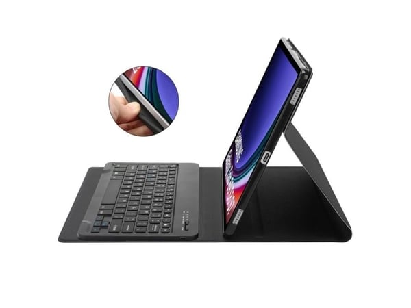 Tabletin suojukset Tech-Protect Galaxy Tab S9 FE, jossa on kynäteline ja näppäimistö