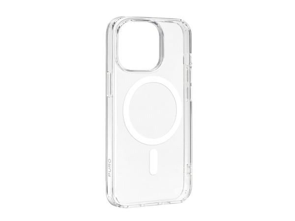 PURO PUIPC15P61LITEMPWHI, Suojus, Apple, iPhone 15 Pro, 15,5 cm (6.1"), Läpinäkyvä